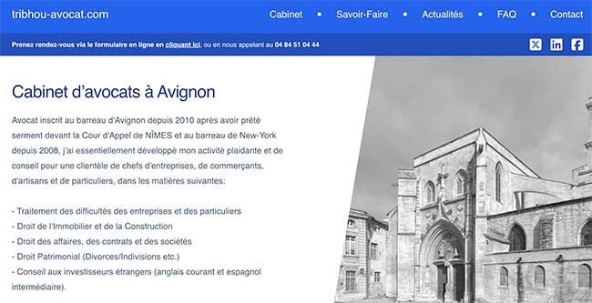 Cabinet d’avocats à Avignon project image